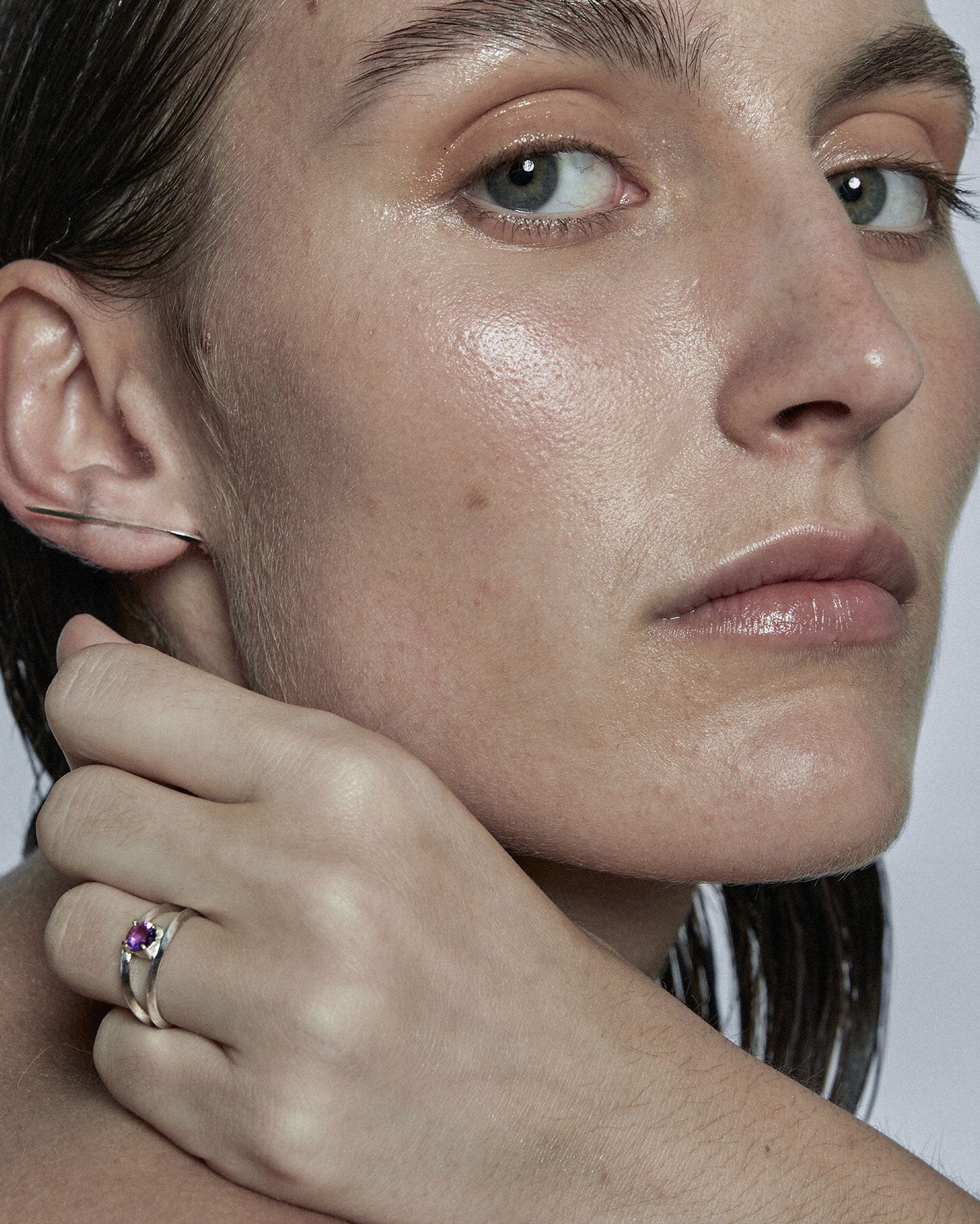 METAL HANGER EARRING