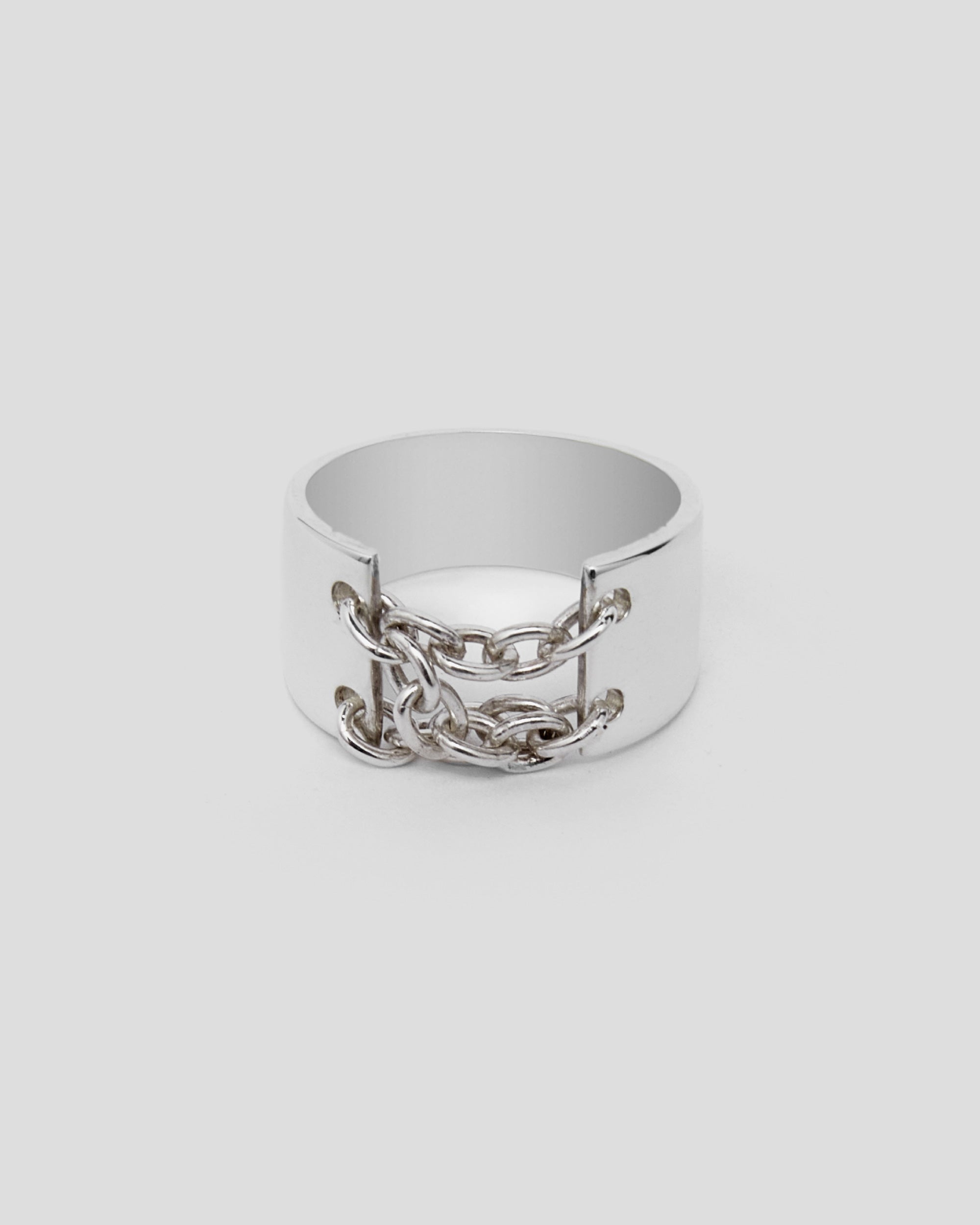 CHAINED BAND RING