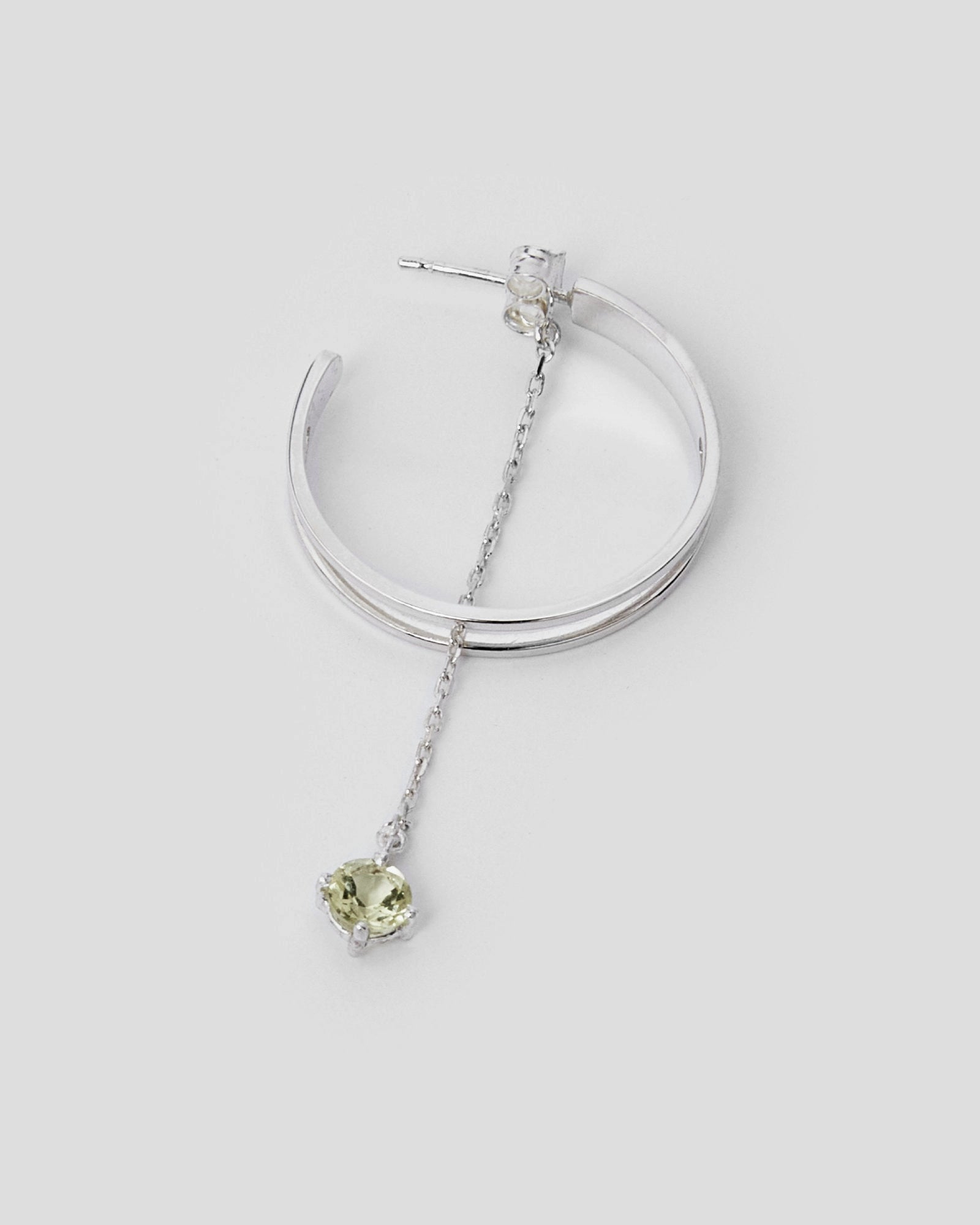 LEMON PENDAL HOOP EARRING